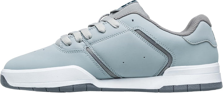 DC Shoes Herren Central CasualSkate-Schuh 41 EU Grey Grey Blue, 41 EU Grey Grey Blue