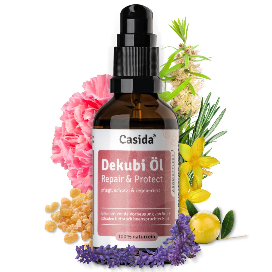 Casida Dekubi Öl Repair & Protect - Aromapflege mit 100% naturreinen Ölen für Dekubitusprophylaxe un