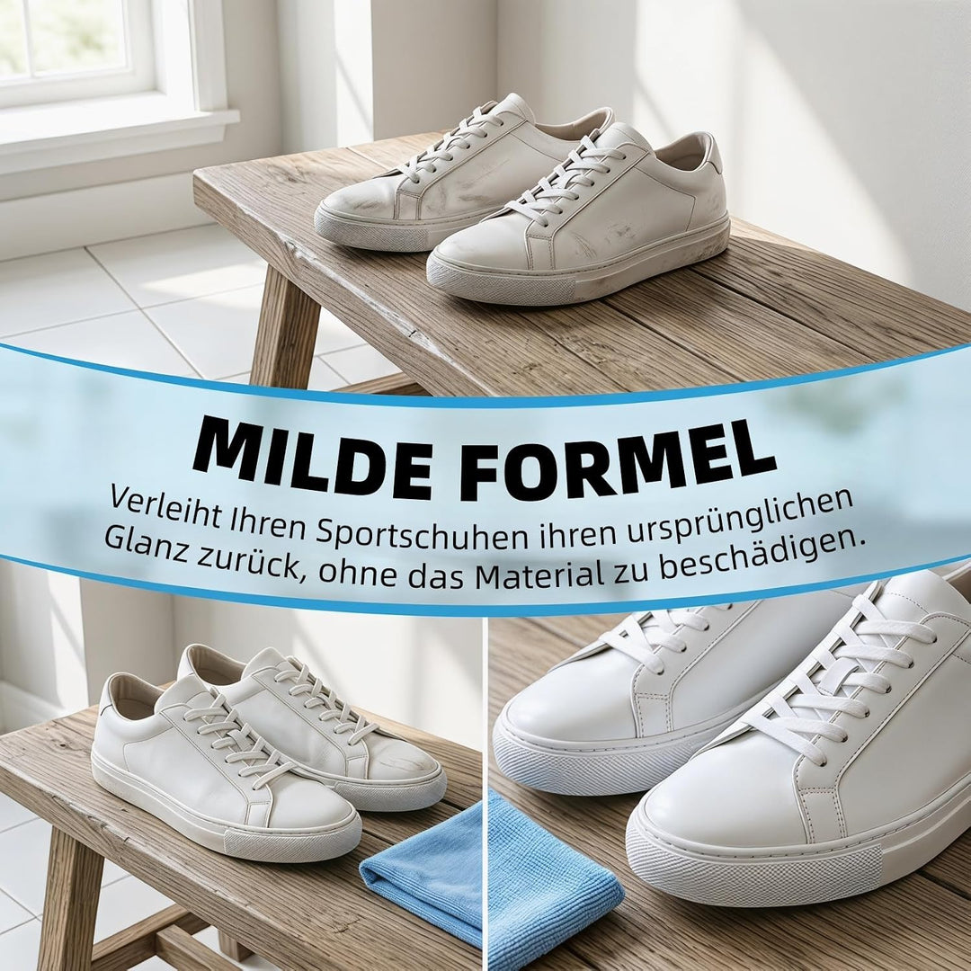 SHENYI 10-in-1 Sneaker Cleaner Set Enthält Reinigungsspray Reinigungspaste Reinigungstuch Reinigungs