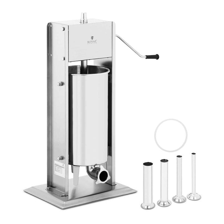 Royal Catering RCWV-15L Wurstfüller vertikal Wurstfüllmaschine Wurstspritze Wurstpresse Edelstahl 15