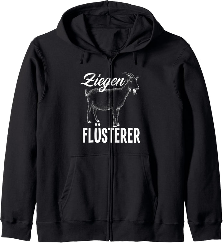 Ziegen Flüsterer Lustiges Ziegen Kapuzenjacke