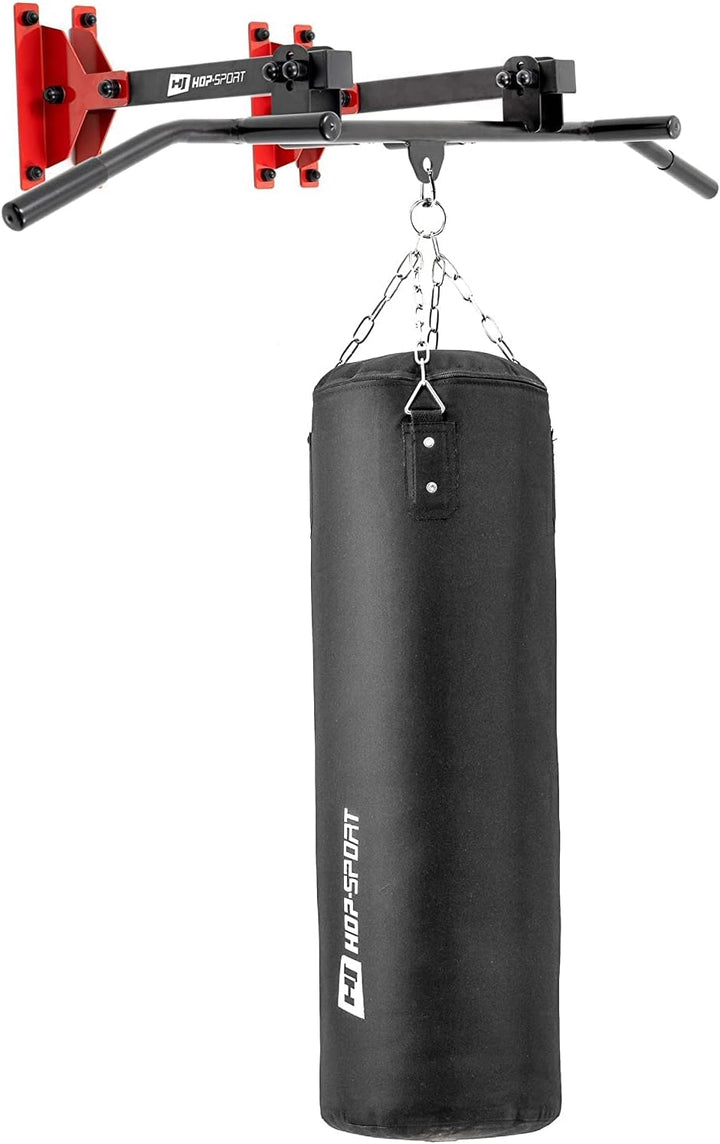 Hop-Sport Multigriff Klimmzugstange zur Wand- und Deckenmontage mit 6 Anti-Rutsch-Griffen HS-2006K