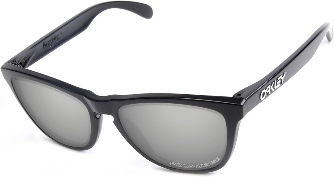 PapaViva Ersatzlinsen für for Oakley Frogskins OO9013 Chrome Silver - Polarized, Chrome Silver - Pol