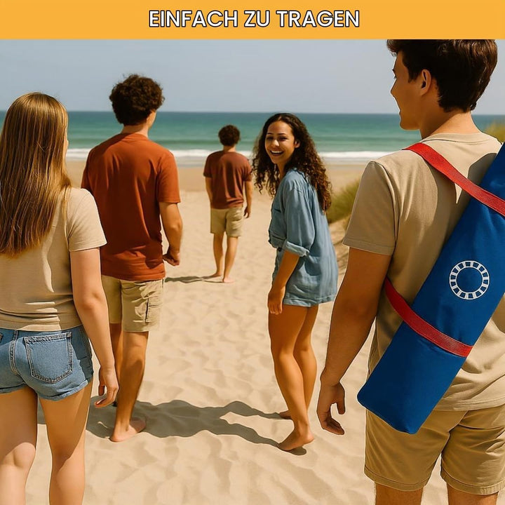 Cornhole Beach Set – 90 x 60 cm – Red Zone – Inkl. 2 x 4 Cornhole-Säcke und Tragetasche