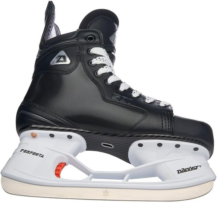 Daoust 501 Intermediate Eishockey Schlittschuhe, Schuhweite: Regulär 5.5 = EU 39 Schwarz, 5.5 = EU 3