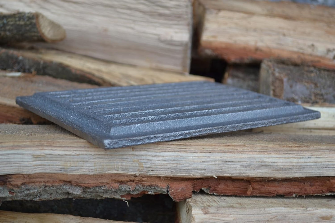 SEZAM 19 x 14 cm Gussrost Ofenrost Ascherost Gussrost verschiedene Durchmesser, Kaminrost passend Ka