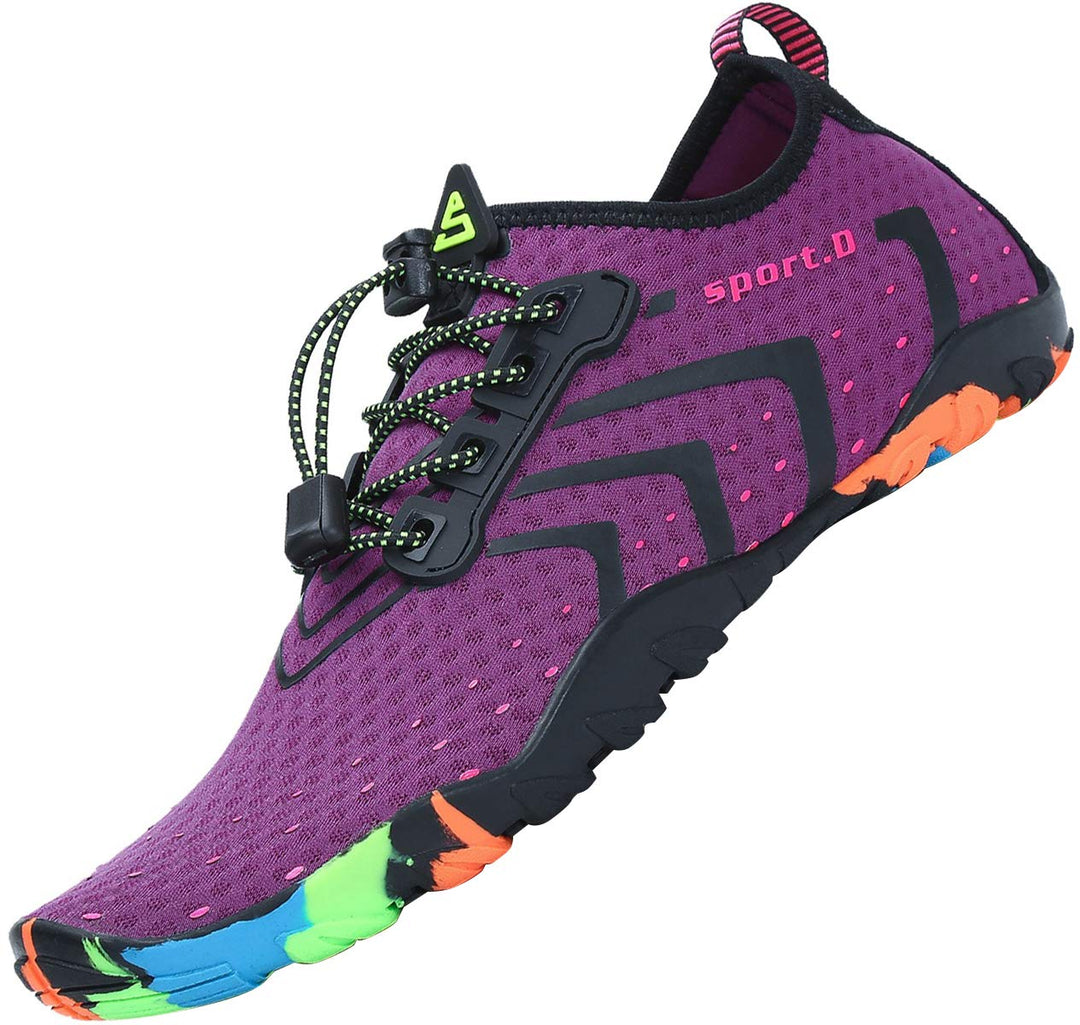 SAGUARO Badeschuhe für Herren Damen - 7/9 Drainagelöcher Schnelltrocknende rutschfest, Gr 35-48 40 E