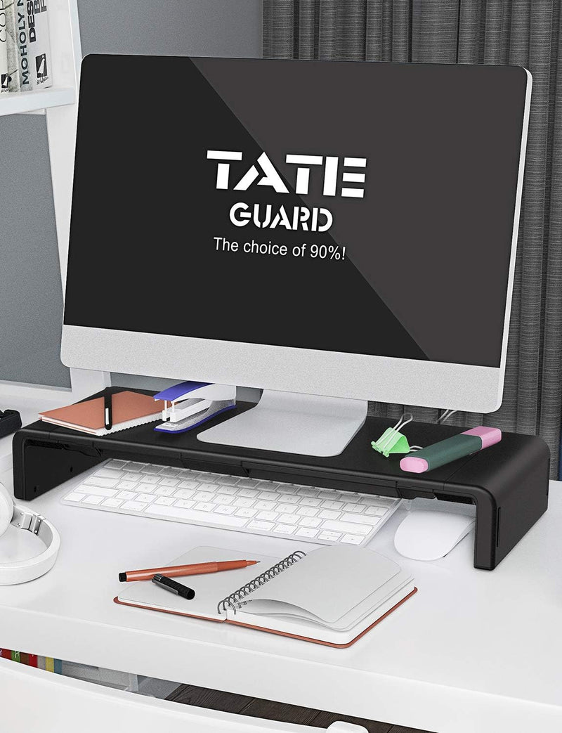 TATEGUARD Faltbarer Monitorständer Riser Computer Monitorständer mit Verstellbarer Breite kompatibel