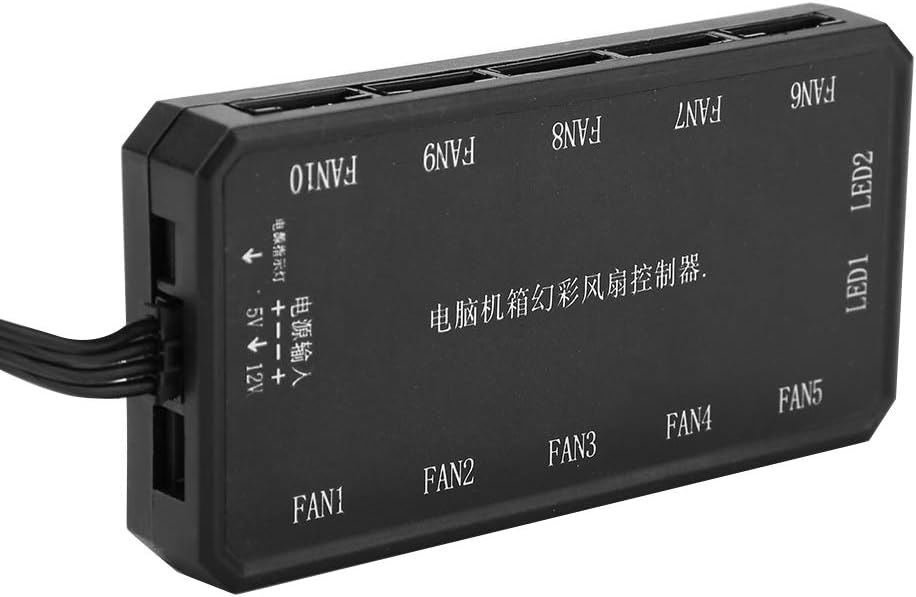 PC Lüftersteuerung, 15m RF Wireless Control Bunte Ferngesteuerte Lüftersteuerung für PC