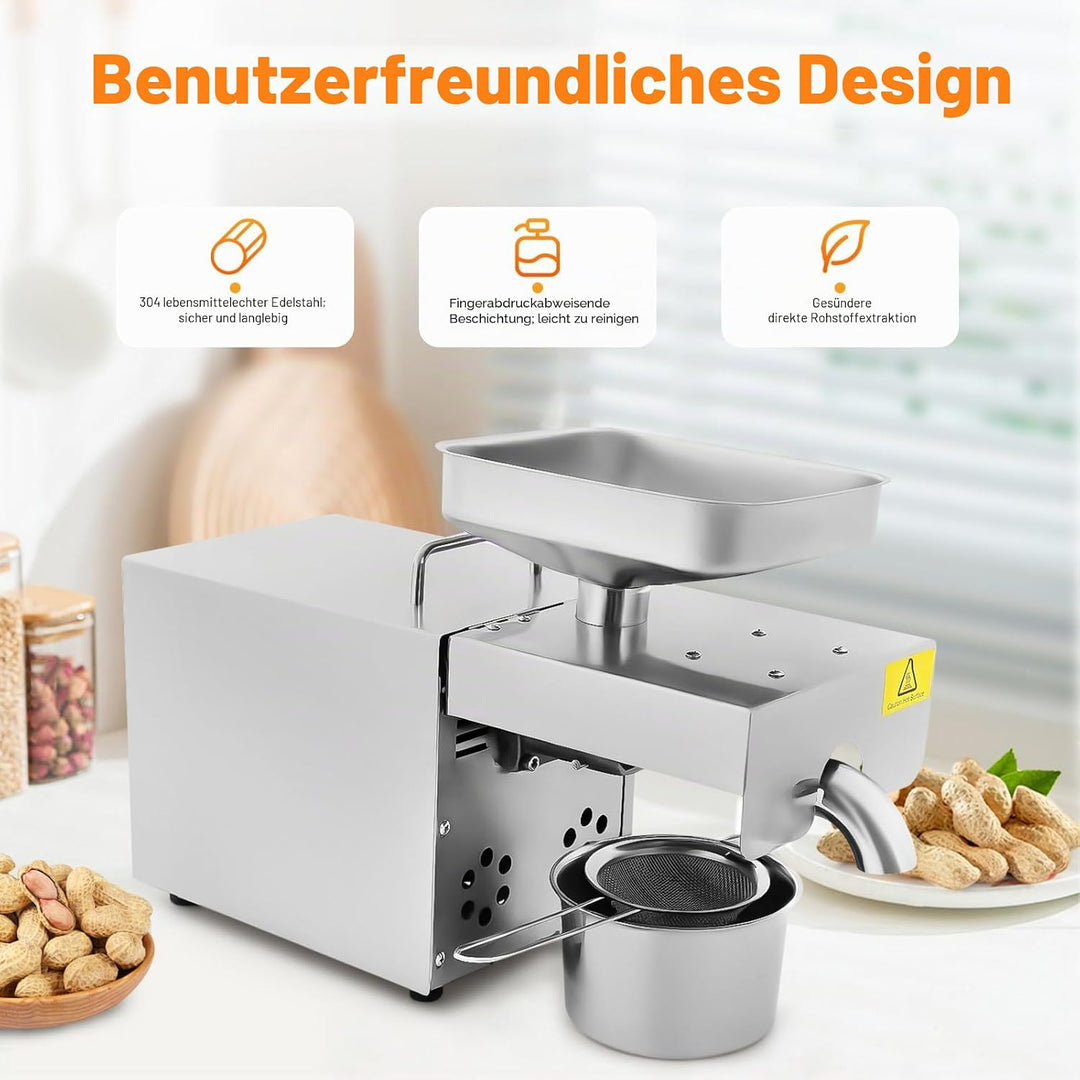 Automatische ölpresse Heiss Kaltöl Extraktionsmaschine Elektrisch öl, Elektrische öLmühle Mit Temper