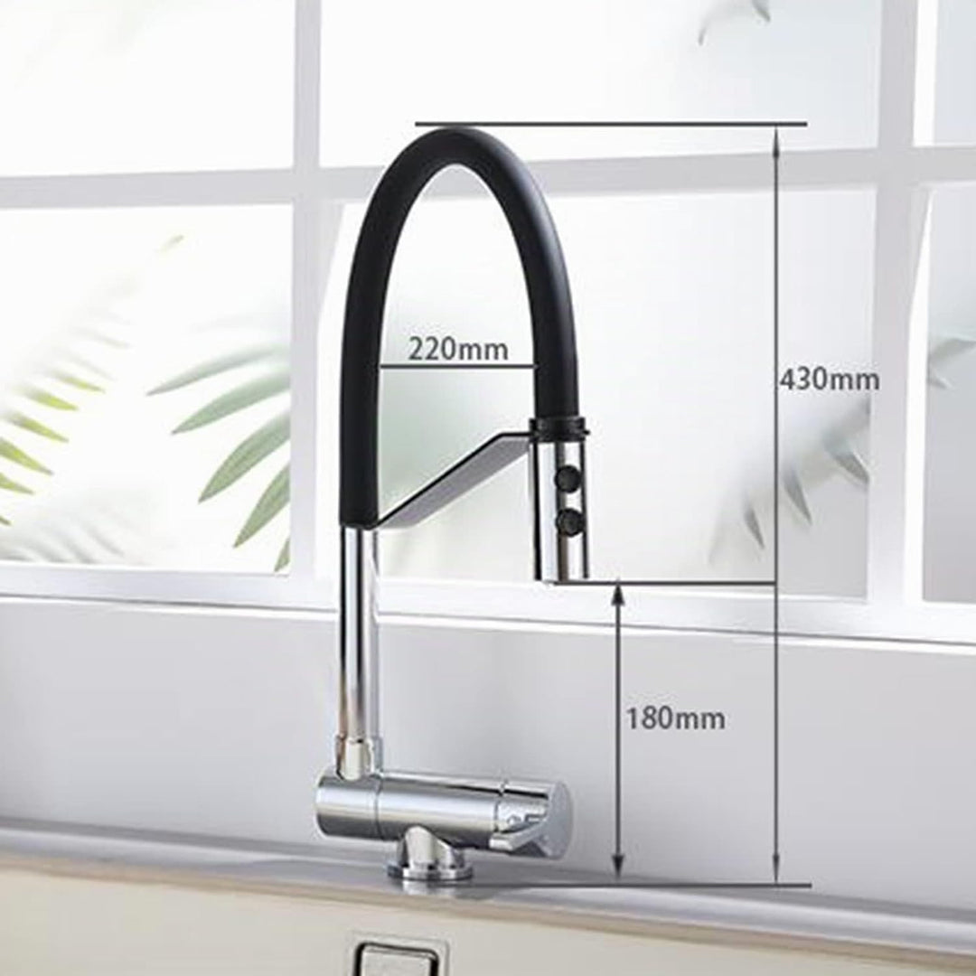 Mischbatterie Küche Vorfenster, Wasserhahn Küche Klappbar Vorfenster Schwenkbar Messing Multifunktio