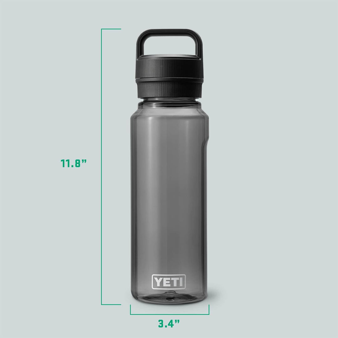 YETI Yonder Wasserflasche mit Yonder Chug Deckel, 1 l, Anthrazit 1 l Dunkelgrau, 1 l Dunkelgrau