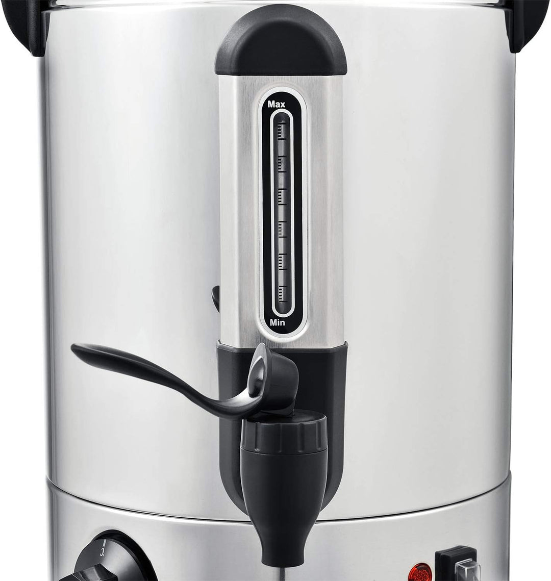 Juskys Glühweinkocher Teramo 7 Liter 1500W mit Zapfhahn, Thermostat & Überhitzungsschutz, 30-110°C,