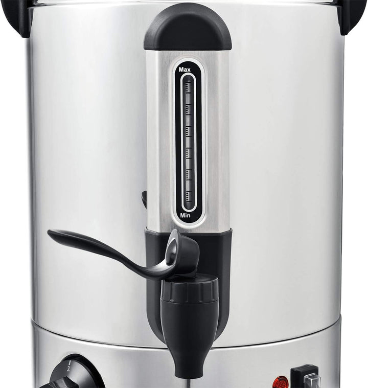 Juskys Glühweinkocher Teramo 7 Liter 1500W mit Zapfhahn, Thermostat & Überhitzungsschutz, 30-110°C,