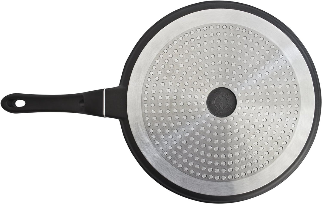 Kopf Crepespfanne Marra (Aluguss, 28 cm, ILAG Beschichtung, Induktion) inkl. Teigverteiler, inkl. Te