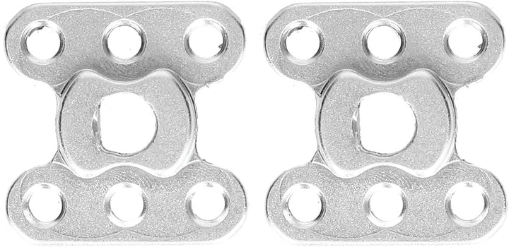 2Pcs Flansch Wellenkupplung Aluminiumlegierung 6mm D Loch Leichte Flanschkupplung Stecker Lagerbesch