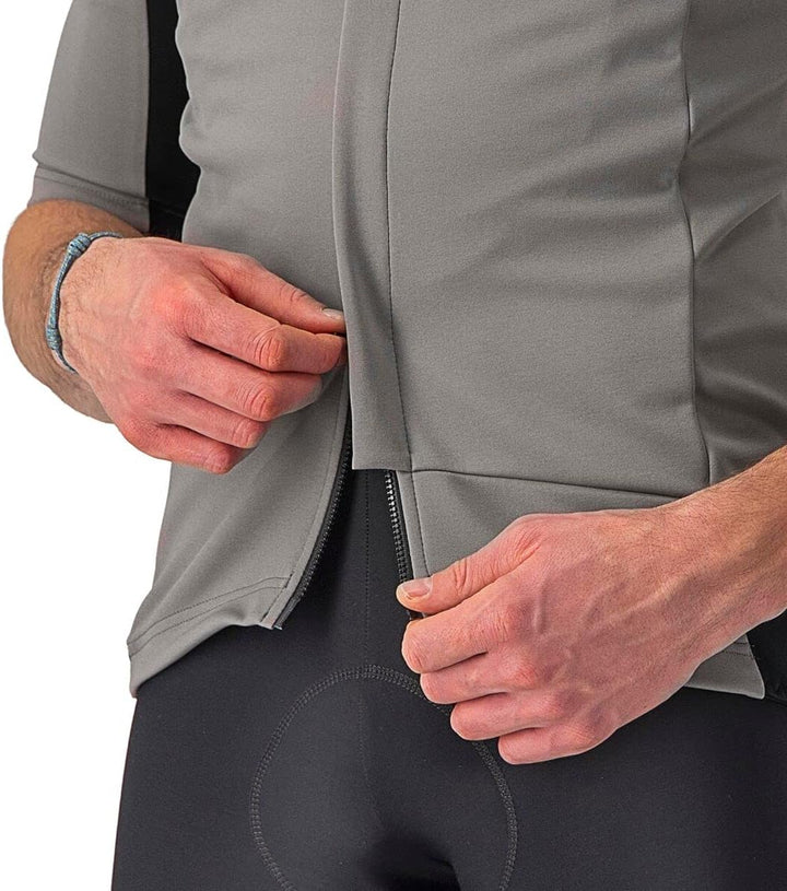 Castelli Herren Gabba Ros 2 Jacket L NICKEL GRAY/TRAVERTINE GRAY
