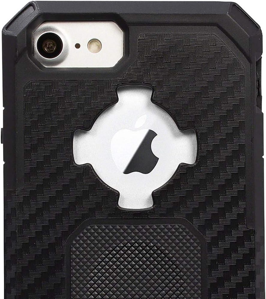 Rokform - Magnetische iPhone SE (2. Generation)/8/7/6 Hülle mit Drehverschluss-Halterung, Militärqua