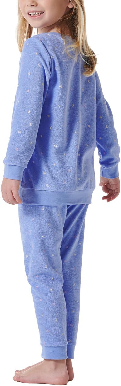 Schiesser Mädchen Kids Langer Schlafanzug Cat Zoe - 179965 92 Flieder_181829, 92 Flieder_181829