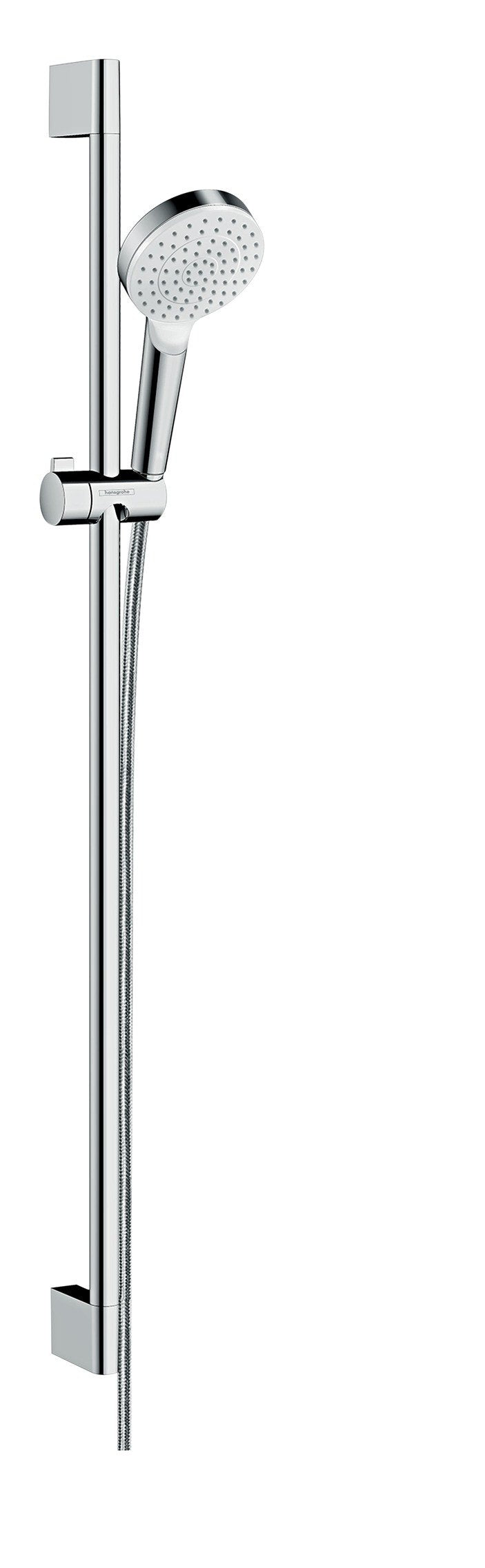 hansgrohe Crometta wassersparendes Duschset 0,90m, Weiss/Chrom Weiss/Chrom 0,90m Set 1 wassersparend