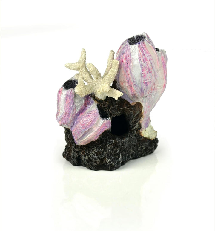 biOrb 46145 Seepflanzen Ornament S pink - stilvolle Aquariumdekoration mit Korallen und Gestein in l