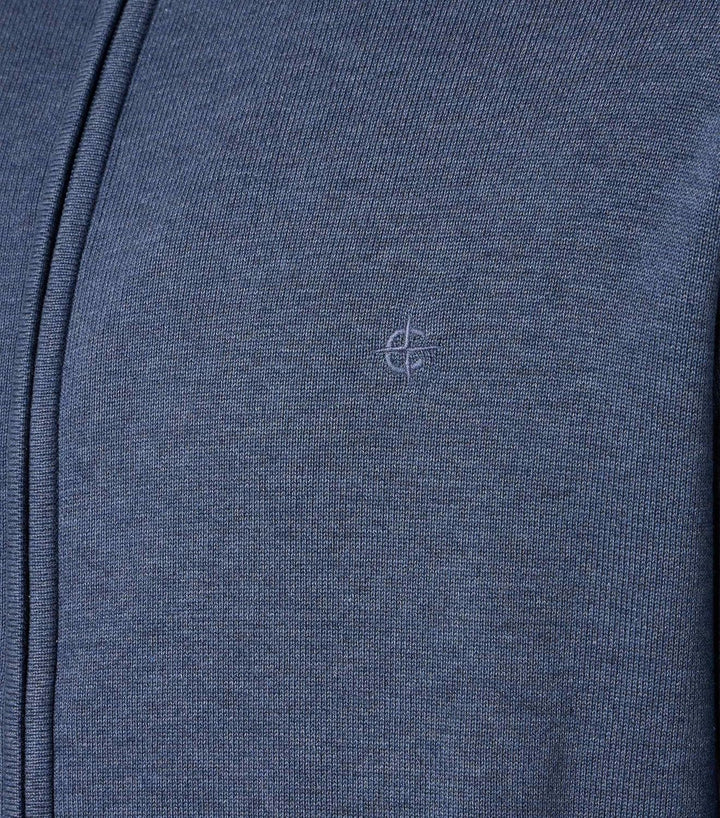 CASAMODA Strickjacke Uni, S Dunkles Mittelblau