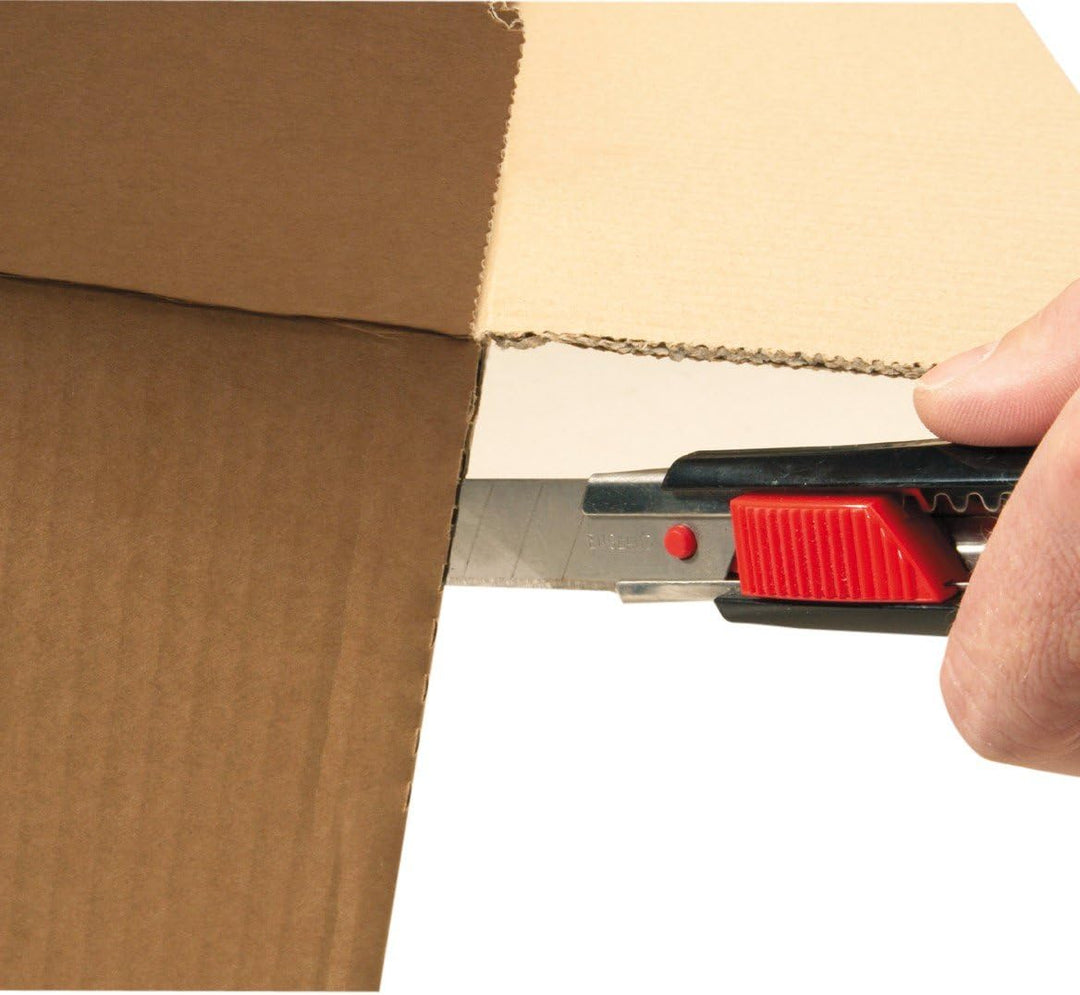 progressPACK Fix-Aufrichtekarton Premium PP K14.04-0 aus Wellpappe, DIN A4, 305 x 230 x 70-160 mm, 1