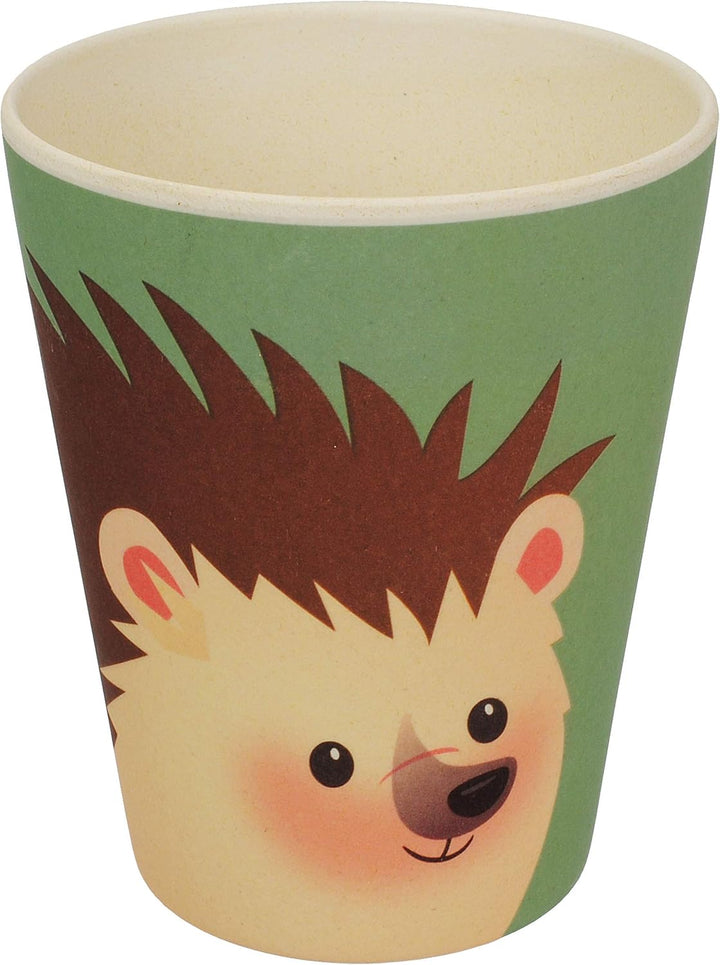alles-meine.de GmbH 3 TLG. Set - Kunststoff - Geschirrset - Igel & Pilz/Waldtiere - BPA frei - Kunst
