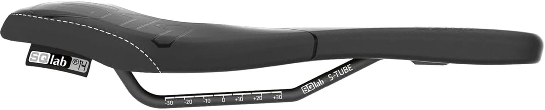 SQlab 611 Ergowave S-Tube, MTB Tech & Trail Fahrradsattel 15 cm Schwarz, 15 cm Schwarz