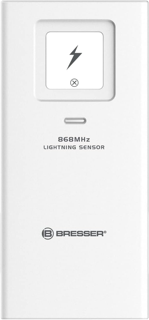 Bresser Blitzsensor als zusätzlicher Aussensensor für Wetter-Center 7003210, 7003220, 7003230, Funkf