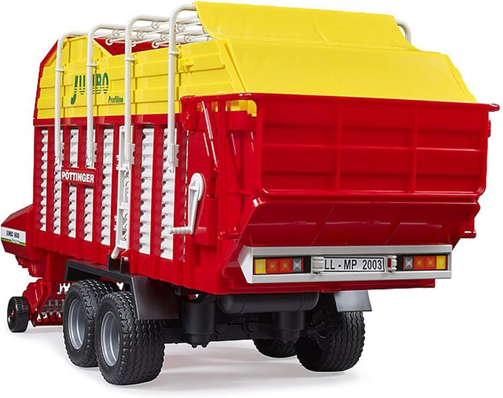 bruder 02214 - Pottinger Jumbo 6600 Profiline - 1:16 Ladewagen, Traktoranhänger, Stroh Ernte, Heu Er