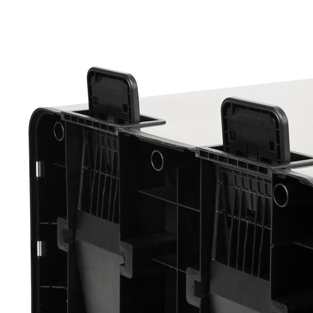 SVITA TMH2X30 Mülleimer 60L Mülltrennsystem 2 Fächer 2x30L Softclose-Deckel Pedal versteckbar Kunsts