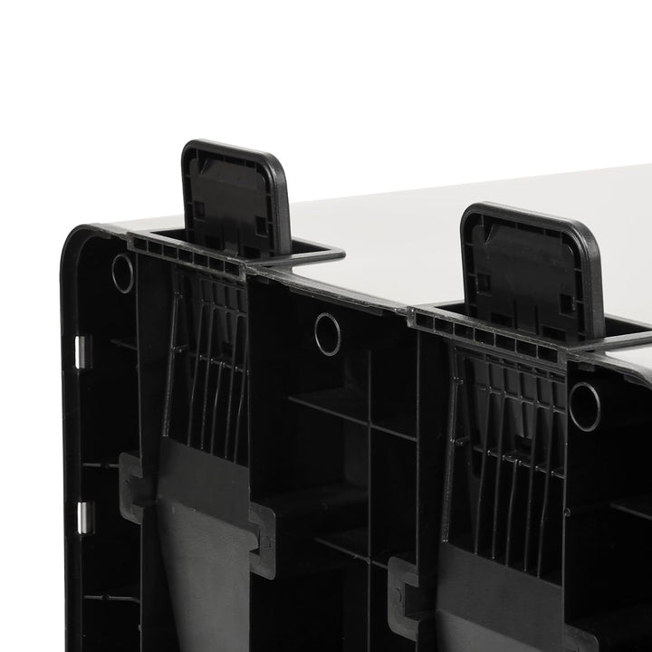 SVITA TMH2X30 Mülleimer 60L Mülltrennsystem 2 Fächer 2x30L Softclose-Deckel Pedal versteckbar Kunsts