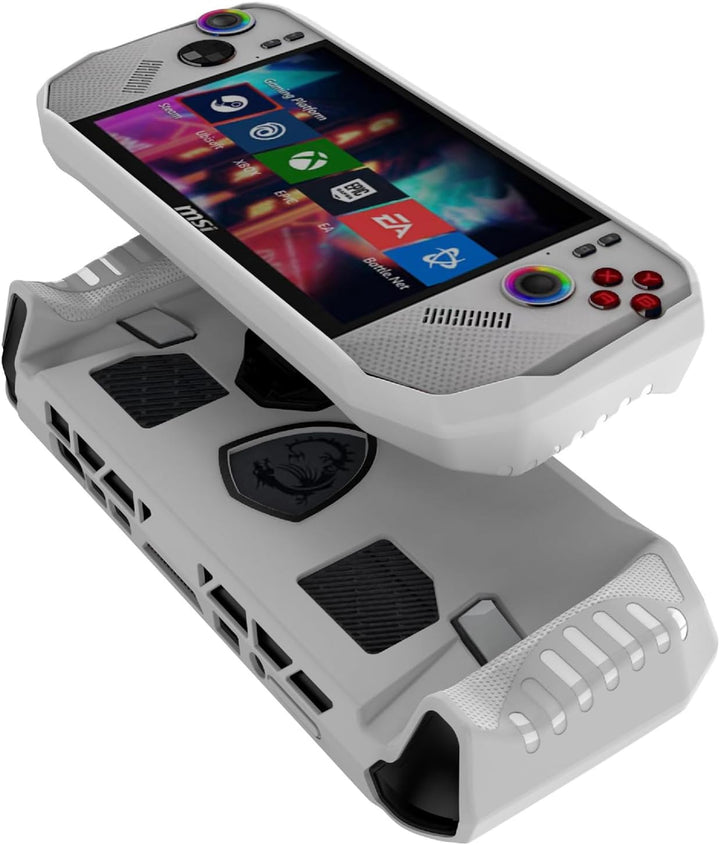 GIOPUEY Hülle Kompatibel mit MSI Claw A8 (Z2 Extreme) - mit Ständer - weicher TPU Rahmen - rutschfes