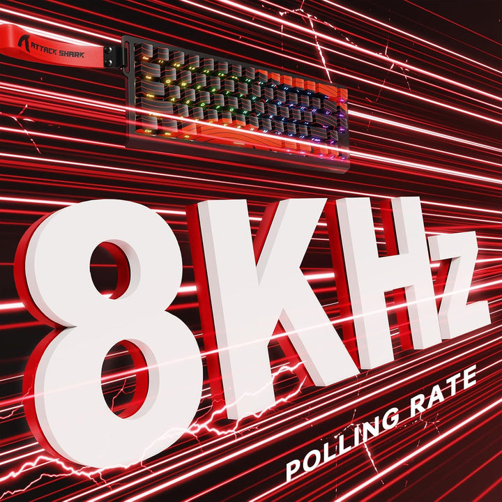 MAMBASNAKE × Attack Shark kabellose Tastatur und Maus mit magnetschaltern, 8-kHz-Rapid-Trigger-Tasta