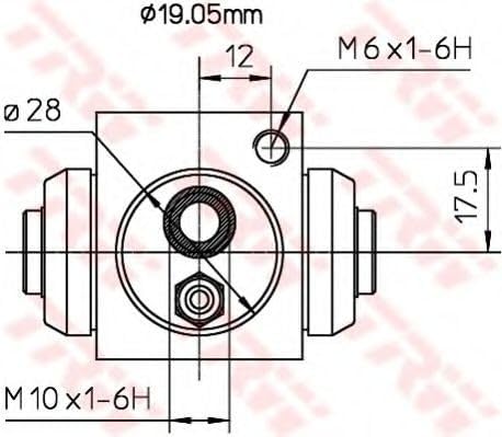 TRW GSK1687 Bremsbackensatz