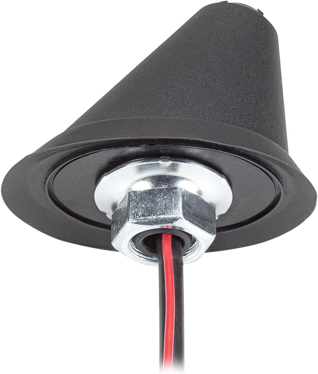 tomzz Audio 1000-042 KFZ Auto Dachantenne 16V-Look AM/FM mit 450cm Kabel Verstärker DIN-Stecker Anti