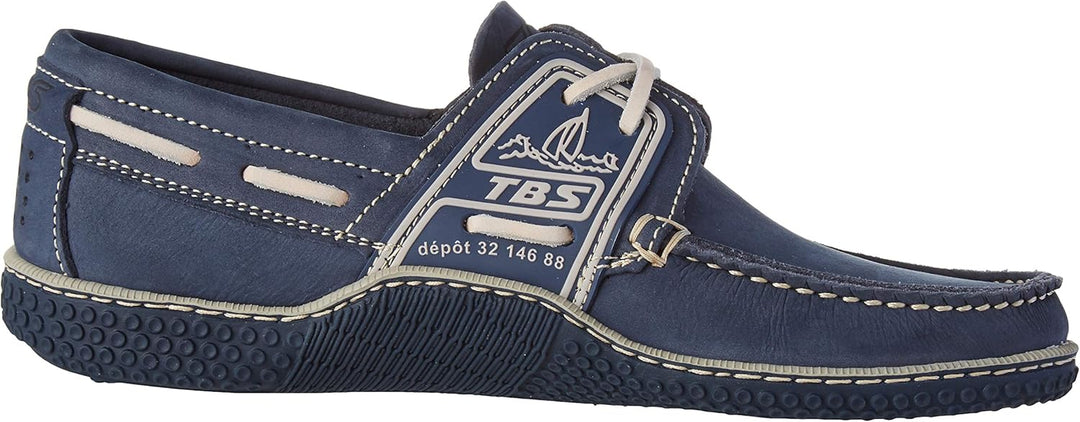 TBS Herren Globek Bootschuhe 40 EU Blau Navy Froment D8p02, 40 EU Blau Navy Froment D8p02