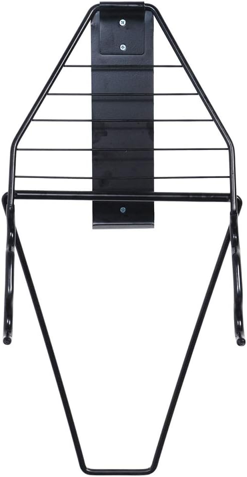 Lemodo Wandhalter für 2 Fahrräder, Fahrradhalterung klappbar mit Ablage, stabile Metall-Wandbefestig
