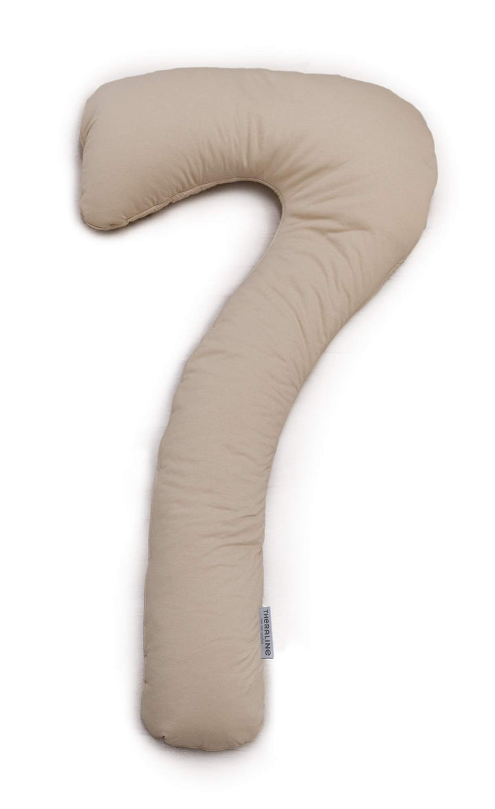 Theraline Aussenbezug für my7 - Seitenschläferkissen | Cappuccino Bambus-Kollektion, Cappuccino Bamb