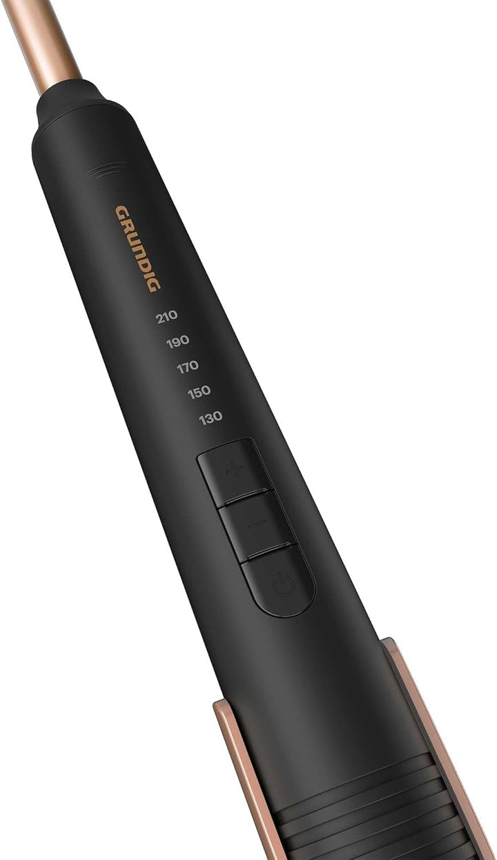 GRUNDIG NaturaShine HS 7230 Lockenstab, Hairstyler, 10 mm Durchmesser, Keramikbeschichtung mit Macad