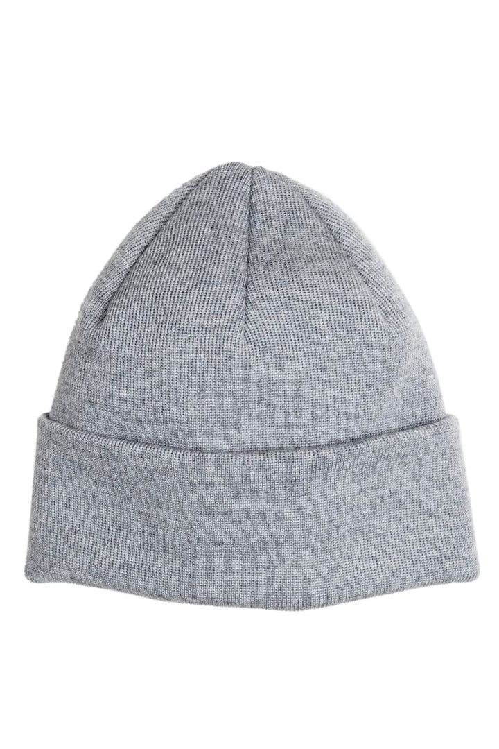 Leuchtfeuer Strickwaren Feinstrickmütze Föhr 306（anthrazit 100% Merinowolle, einfacher Umschlag，Made