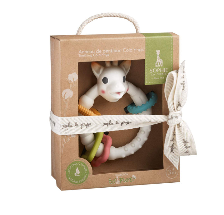 Vulli 220120.0 Beissring Giraffe Sophie natur/bunt schadstofffrei, beige