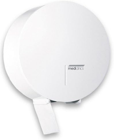 All Care 13610 Mediclinics Edelstahl Mini Jumbo Rollenspender, Weiss, Weiss