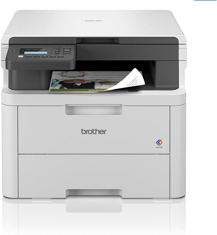 Brother DCP-L3520CDWE EcoPro - Kompaktes 3-in-1 Farb-LED Multifunktionsgerät mit WLAN/LAN und Duplex