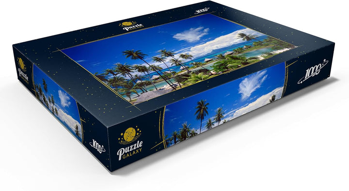 Beachcomber Hotel auf der Insel Tahiti, Französisch Polynesien, Südsee - Premium 1000 Teile Puzzle -