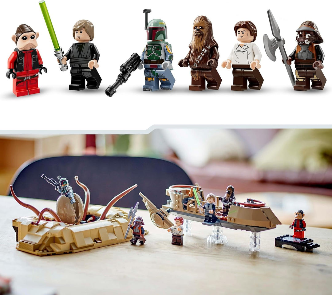 LEGO Star Wars: Die Rückkehr der Jedi-Ritter Wüsten-Skiff und Sarlacc-Grube, Fantasy-Set zum Sammeln