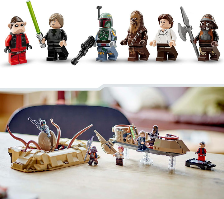 LEGO Star Wars: Die Rückkehr der Jedi-Ritter Wüsten-Skiff und Sarlacc-Grube, Fantasy-Set zum Sammeln