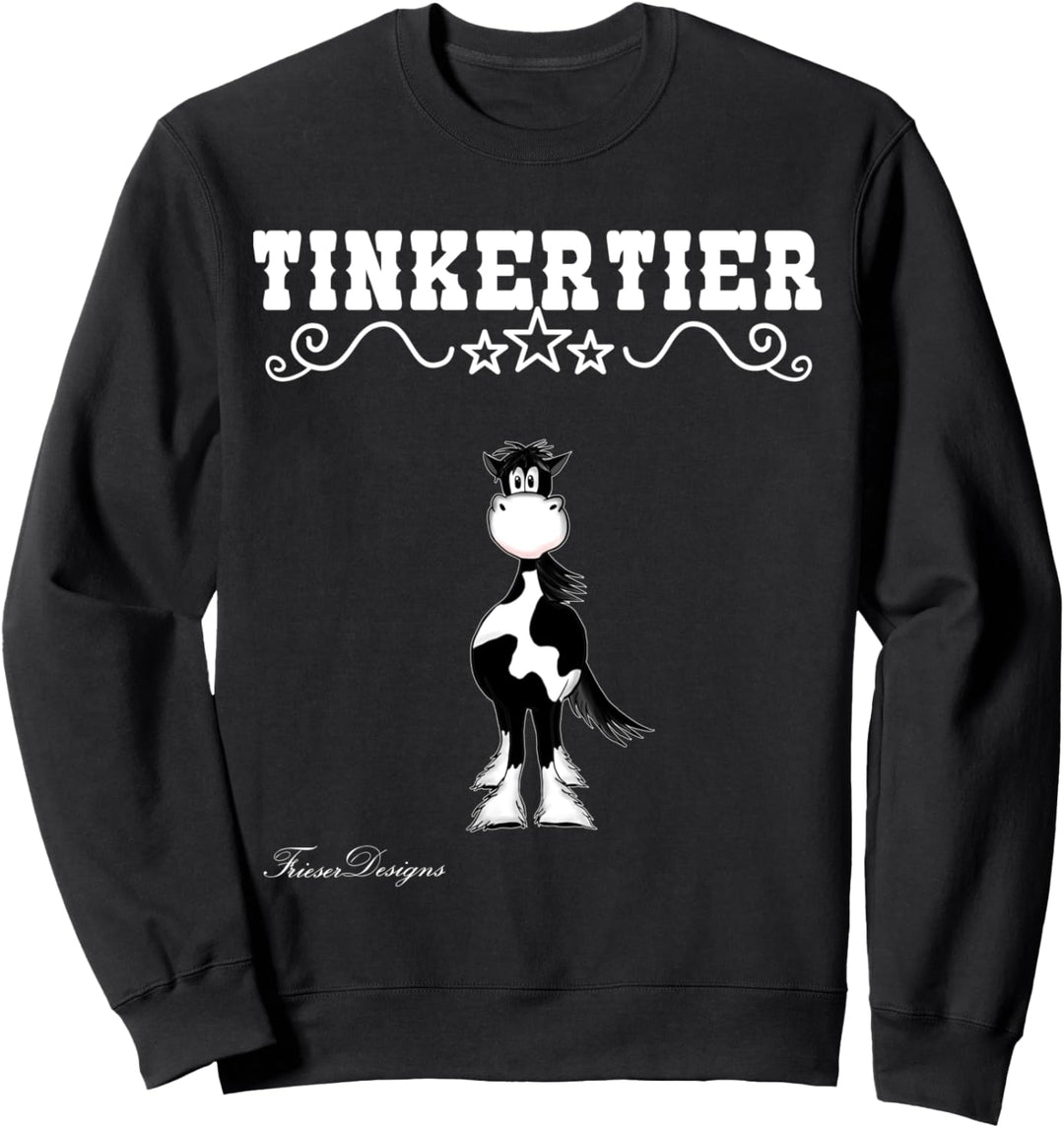 Tinkertier ein süsses comic Irish Tinker Pferde Sweatshirt