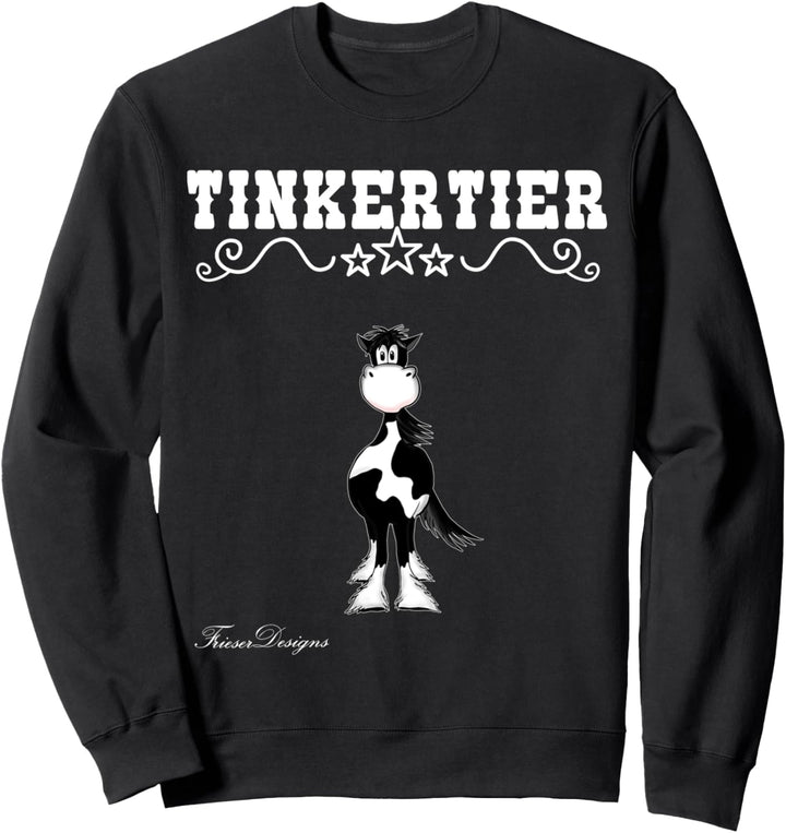 Tinkertier ein süsses comic Irish Tinker Pferde Sweatshirt